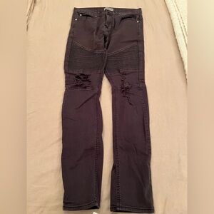 Bullhead Denim Co. men’s Black Distressed Jeans